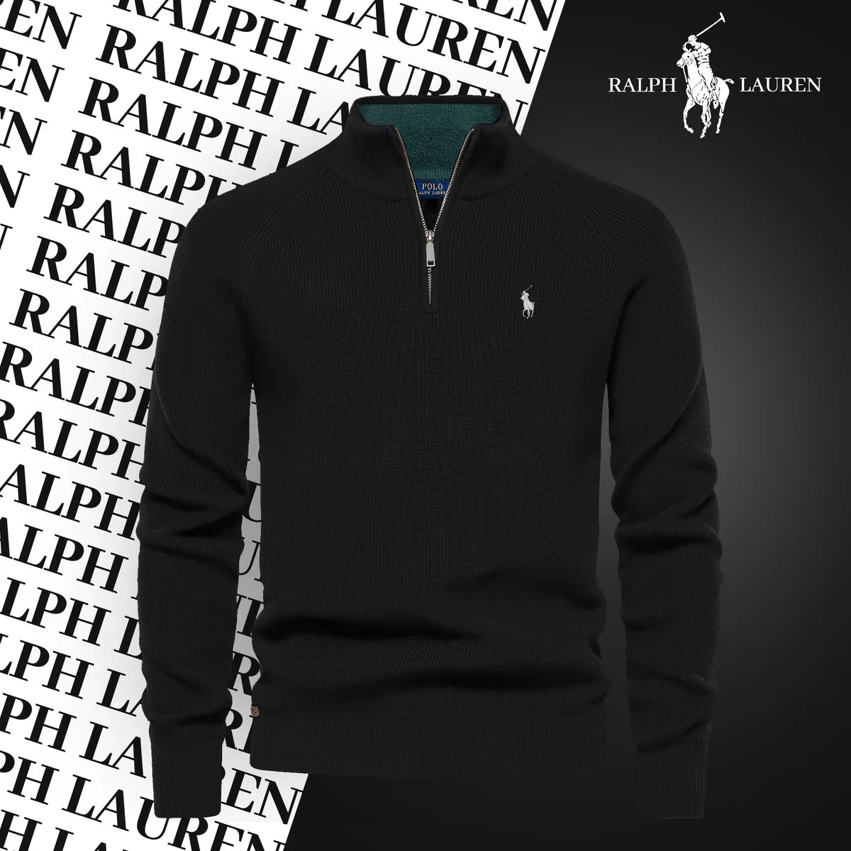 R&L Men’s Zip-Neck Jumper - CLEARANCE SALE