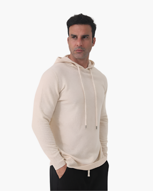 Sudadera con capucha 100% Cachemira