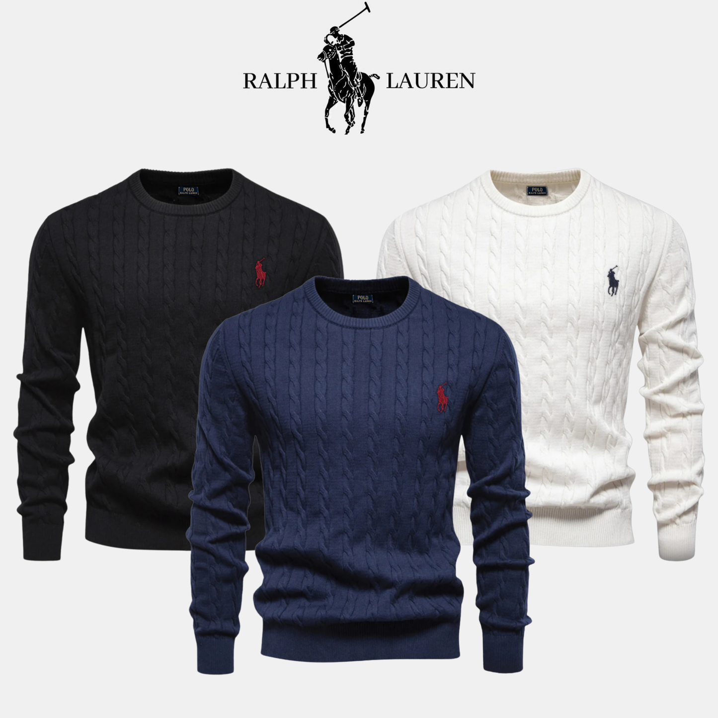 R&L Premium Embroidered Cotton Jumper – Clearance Sale
