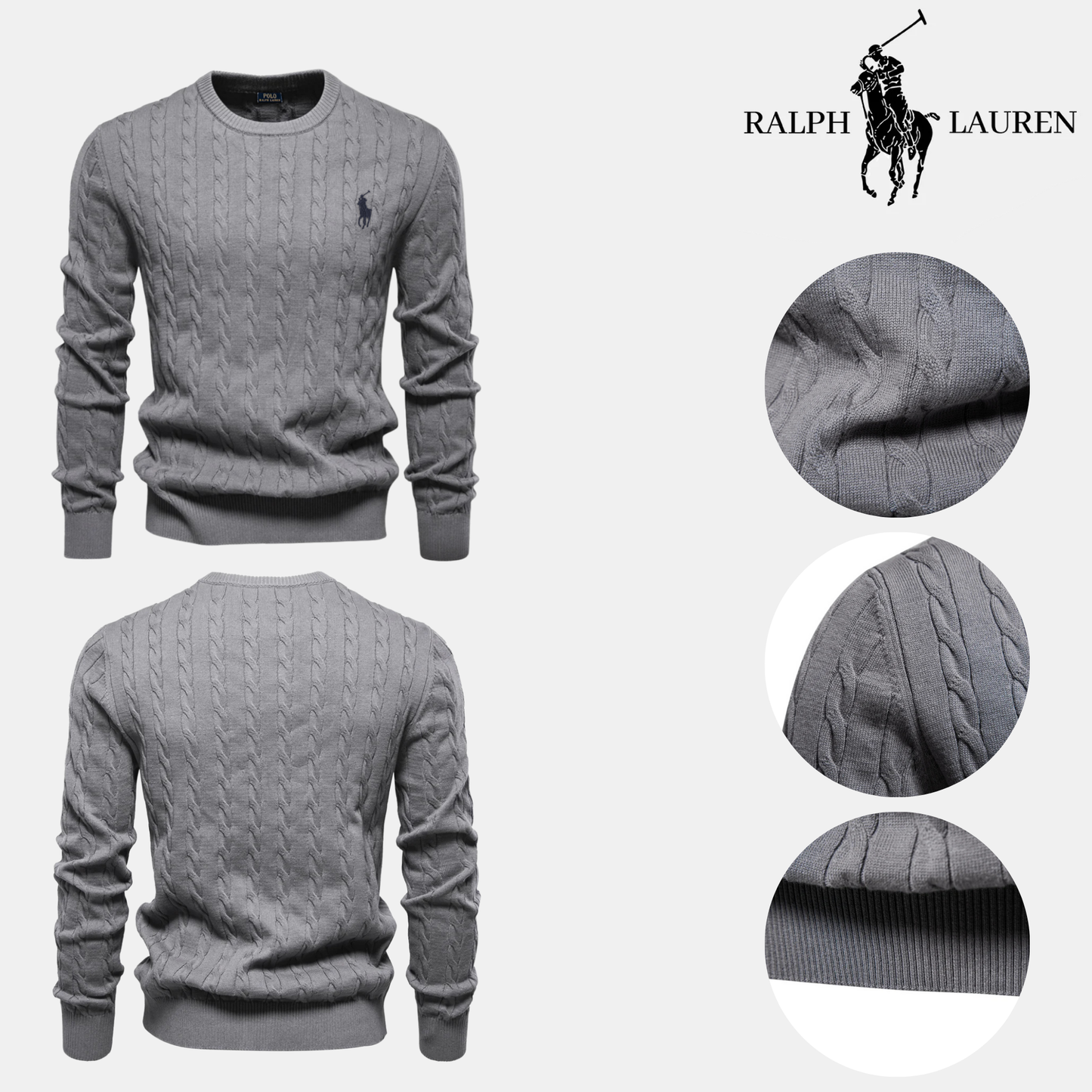 R&L Premium Embroidered Cotton Jumper – Clearance Sale