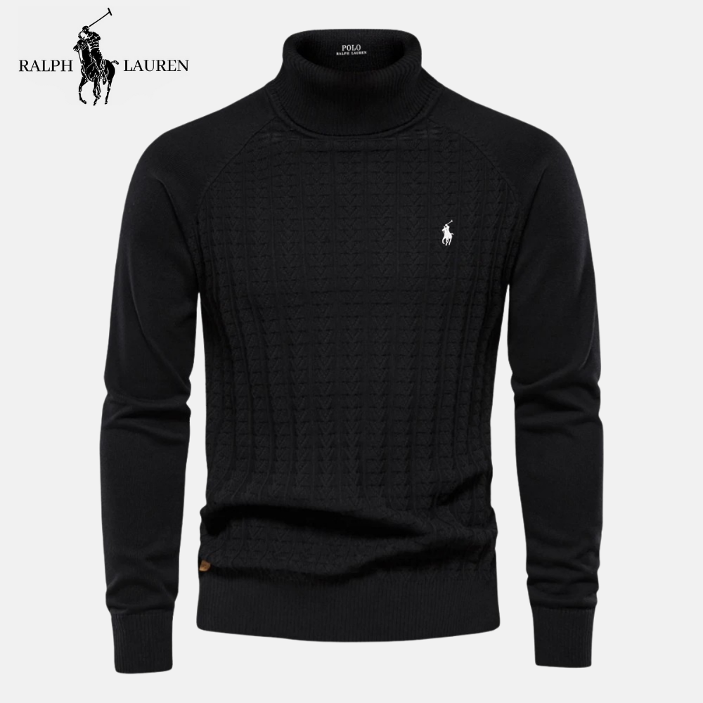 R&L Heritage Merino Wool Turtleneck Jumper - Limited Stock