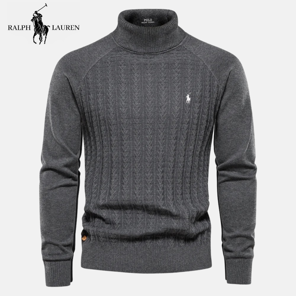 R&L Heritage Merino Wool Turtleneck Jumper - Limited Stock