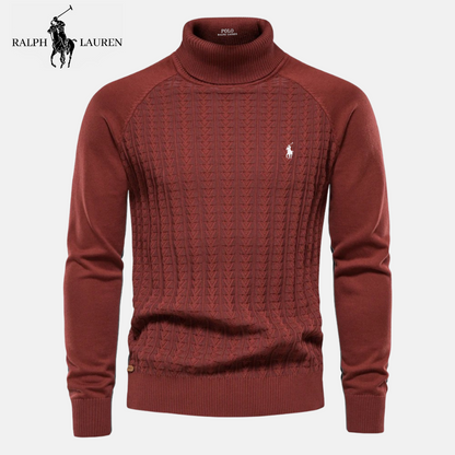 R&L Heritage Merino Wool Turtleneck Jumper - Limited Stock